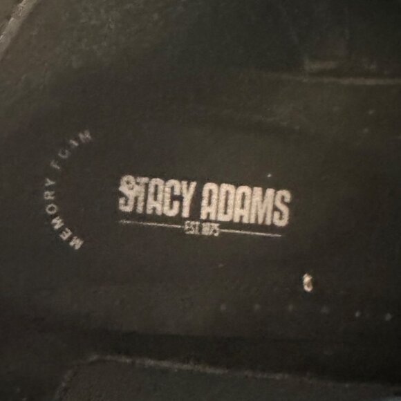 Stacy Adams Mens Oakhurst Chelsea Boots Side Zipper Black Size 10 - Picture 9 of 11